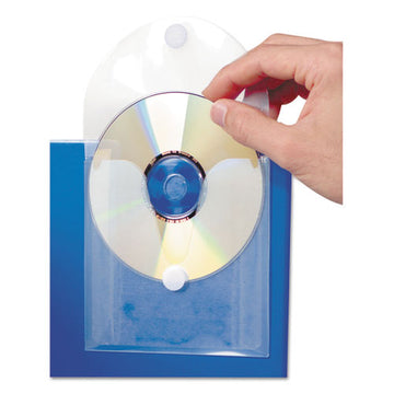 Baumgartens® Cd Pocket, Clear-white, 5-pack freeshipping - TVN Wholesale